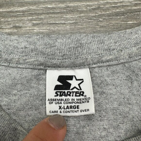 Vintage Penn State University T Shirt Starter Men's Size XL Gray Nittany Lions - Picture 2 of 14